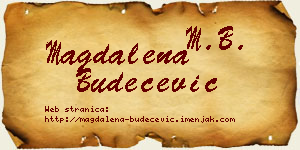 Magdalena Budečević vizit kartica